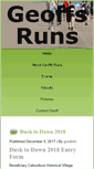 Mobile Screenshot of geoffsruns.com